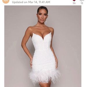 Reception/Bachelorette Dress-glamorous/worn once..AVAILABLE POST MEMORIAL DAY!